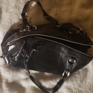 Black Leather Handbag